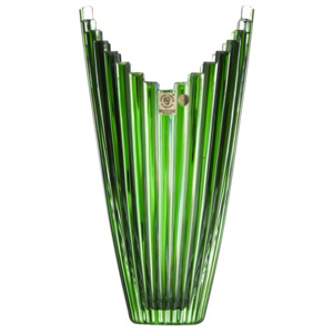 Váza Mikado, barva zelená, výška 270 mm