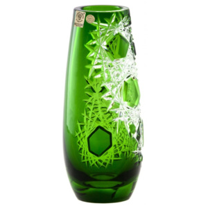 Váza Frost, barva zelená, velikost 205 mm