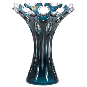 Váza Flamenco, barva azurová, výška 250 mm