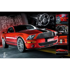 Plakát Ford Mustang Shelby GT500