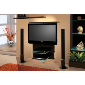 TV stojan VAO (černý) + (Moderní závěsný systém na televizi)