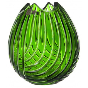 Váza Linum, barva zelená, velikost 210 mm