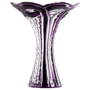 Váza Ribbon, barva fialová, výška 250 mm