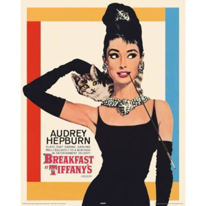 Výprodej – Plakát Audrey Hepburn - Retro