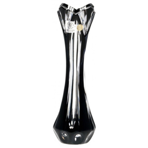 Váza Lotos I, barva černá, výška 205 mm