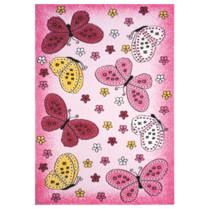 Spoltex koberce Liberec Kusový koberec Toys pink C 259 - 133x195