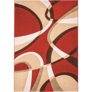 Tulipo koberce Kusový koberec Retro 8820/316, 66x110 cm Červená