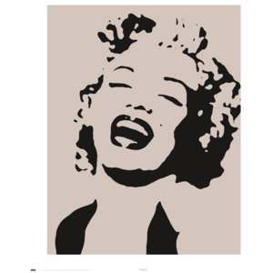 Plakát Marilyn Monroe - Stencil