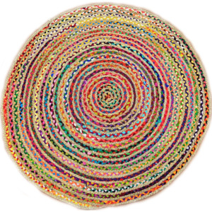 Kulatý ručně tkaný koberec Bakero Roberta 51, 120 cm