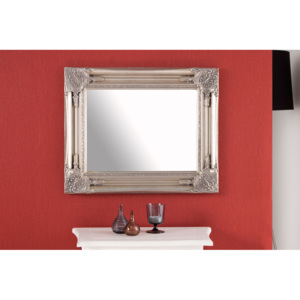 Zrcadlo RENESANCE ANTIK SMALL 55x45 cm – stříbrná