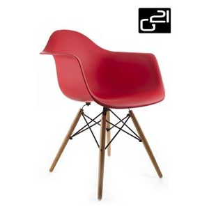 Designová židle G21 Lumber Red