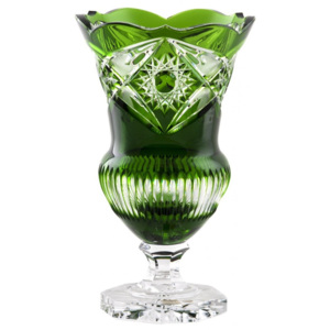 Váza Nordika, barva zelená, výška 255 mm