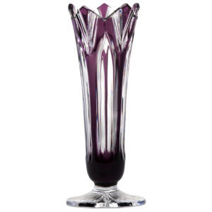 Váza Lotos, barva fialová, výška 175 mm