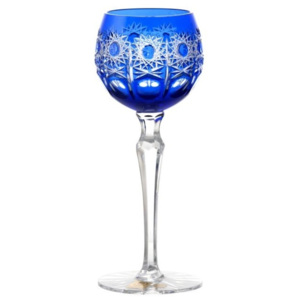 Sklenice na víno Petra, barva modrá, objem 170 ml