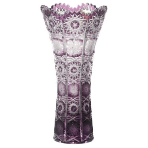 Váza Paula, barva fialová, výška 200 mm