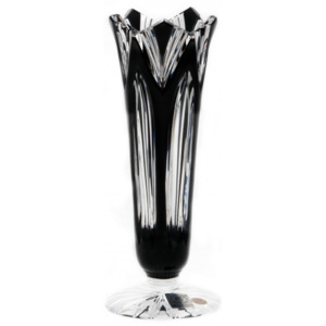 Váza Lotos, barva černá, výška 175 mm