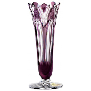 Váza Lotos, barva fialová, výška 200 mm