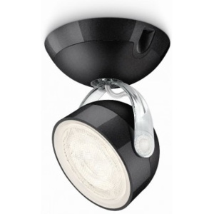 LED přisazené nástěnné a stropní svítidlo bodové lampa Philips DYNA 53230/30/16 - černá