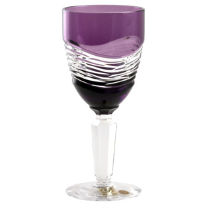 Sklenice na víno Poem, barva fialová, objem 150 ml