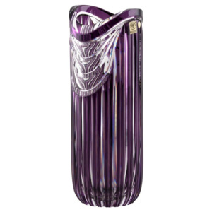 Váza Harp, barva fialová, výška 320 mm