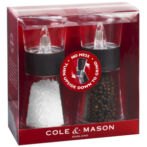 DKB Household UK Limited Cole & Mason FLIP BLACK dárková sada, mlýnek na pepř a sůl 154mm
