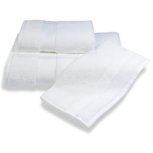 Soft Cotton Osuška PRETTY 85x150 cm. Krásně měkké na pokožce a vysoce absorbční, takové jsou vlastnosti froté osušek PRETTY ze 100% česané bavlny. Bíl