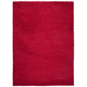 Kusový koberec Shaggy Mimosa červený, Velikosti 80x150cm