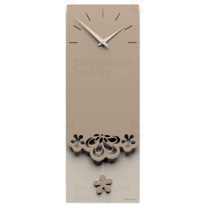 CalleaDesign 56-11-1 Merletto Pendulum vanilka-21 59cm nástěnné hodiny