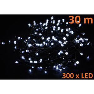 Nexos 28279 Vánoční LED osvětlení 30 m - studeně bílé, 300 diod