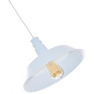 Závěsné stropní svítidlo Ledko LEDKO/00349 E27 1x40W - bílá/stříbrná