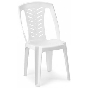 Plastová zahradní židle Corona bílá
