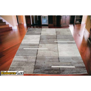 Kusový koberec Vekta šedobéžový, Velikosti 133x190cm