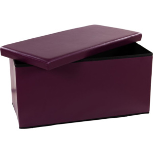 STILISTA 6481 Skládací lavice s úložným prostorem - fialová/lila