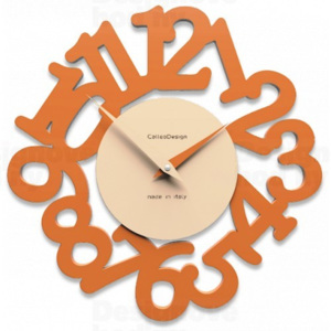 CalleaDesign 10-009 Mat terracotta-24 33cm nástěnné hodiny