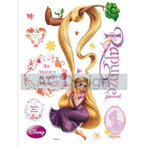 Maxi nálepka Rapunzel a magic DK853 (Dekorativní samolepka)