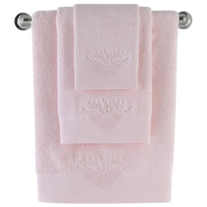 Soft Cotton Malý luxusní ručník MELIS 32x50cm. Bidetové nebo obličejové malé ručníky z kolekce MELIS v rozměru 32x50cm a gramáží 580 g/m² Růžová