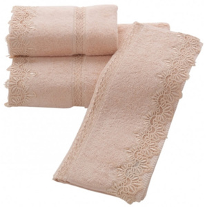 Soft Cotton Malý ručník VICTORIA 32x50 cm. Malý ručník VICTORIA zdobený krajkou o rozměrech 32x50 cm nezabere prakticky žádné místo, ale přitom je vel