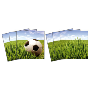 Samolepicí dekorace Football TI-015 (Dekorativní čtverce 15 x 15 cm)