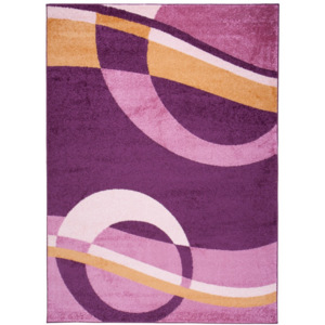 Kusový koberec eko Geo 2 fialový, Velikosti 180x260cm