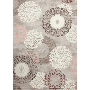 Luxusní koberec akryl Krajky krémovo růžový, Velikosti 120x170cm