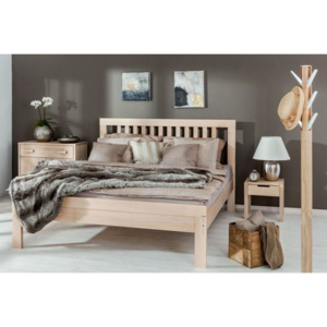 Dřevěná postel Lettya 200x160 Buk
