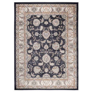 Kusový koberec klasický Hanife antracitový, Velikosti 60x100cm