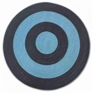 *Oboustranný koberec Omega tyrkysový kruh, Velikosti 70x70cm