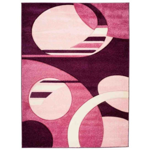 Kusový koberec eko Geo fialový, Velikosti 190x270cm