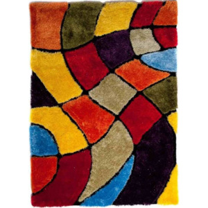 Luxusní kusový koberec Mozaika oranžový, Velikosti 80x150cm