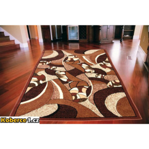 Kusový koberec PP Largo hnědý, Velikosti 160x210cm