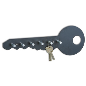 Zeller, Věšák na klíče, 13851 (kov, černá)