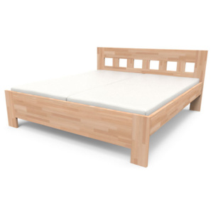 Dřevěná postel Jana senior 200x90 Dub