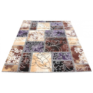 Kusový koberec PP Marion hnědofialový, Velikosti 100x190cm
