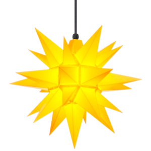 Herrnhutská hvězda A4 - žlutá, ∅40 cm